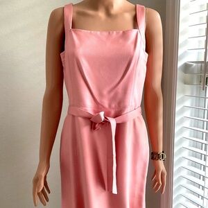 ANN TAYLOR Silk dress Sz 6p Pink